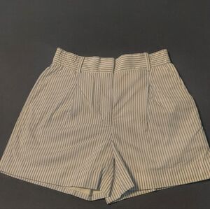 White Striped J. Crew Shorts